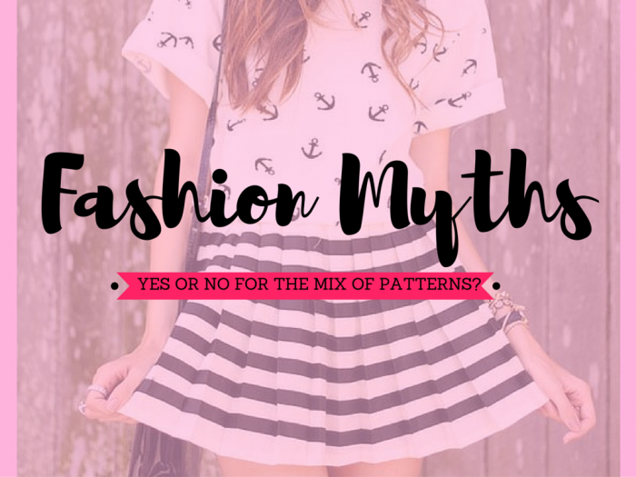 fashion | fashion myths | fashion tips | mix of patterns | mix of prints | how to use prints | how to use patterns