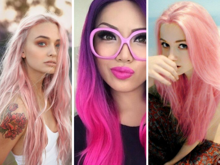 beleza | cabelo | cabelos | cabelos coloridos | penteados | cabelo azul | cabelo rosa | ombre hair colorido | cabelo pink