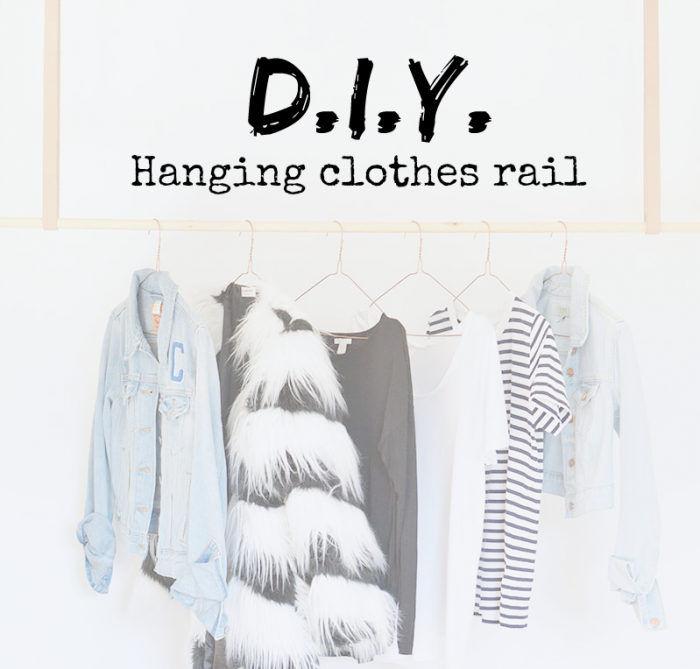 DIY | do it yourself | hanging clothes rail | clothes hanger | do it yourself tips | DIY tips | DIY posts