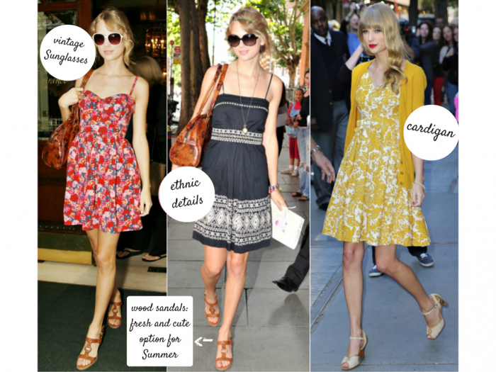 fashion | style | summer | summer outfits | dress | dresses | floral dress | 2017 fashion | taylor swift | taylor swift outfits