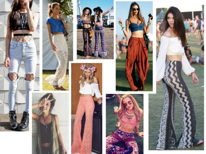 moda outono inverno 2017 | moda | looks | looks para festival | looks para festival de musica | fashion | estilo | moda feminina | looks para lollapalooza | saia longa | macaquinho | vestido | short jeans | top cropped | chapeu | oculos | colar | chocker