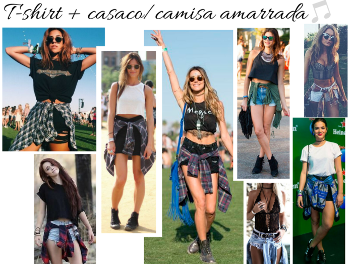 moda outono inverno 2017 | moda | looks | looks para festival | looks para festival de musica | fashion | estilo | moda feminina | looks para lollapalooza | saia longa | macaquinho | vestido | short jeans | top cropped | chapeu | oculos | colar | chocker