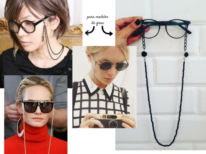 moda | moda 2017 | moda 2018 | estilo | tendencia | óculos | correntes para oculos | acessorios | acessorios da moda | looks | oculos de sol | oculos de grau