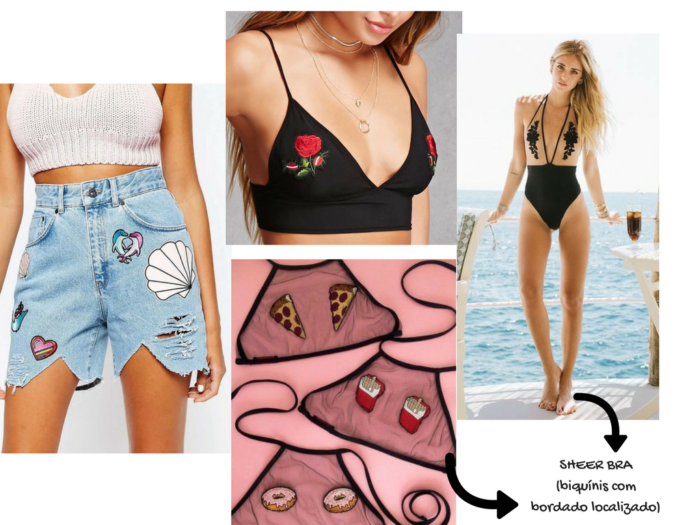 moda | bordados | patches | dicas de moda | consultoria de moda | verão 2018 | moda verão 2018 | sheer bra | patchwork