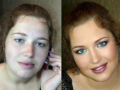 blog de moda | beleza | entretenimento | fotos | antes e depois | maquiagem | make up | Vadim Andreev | obras de Vadim Andreev | mulheres sem maquiagem | poder da maquiagem