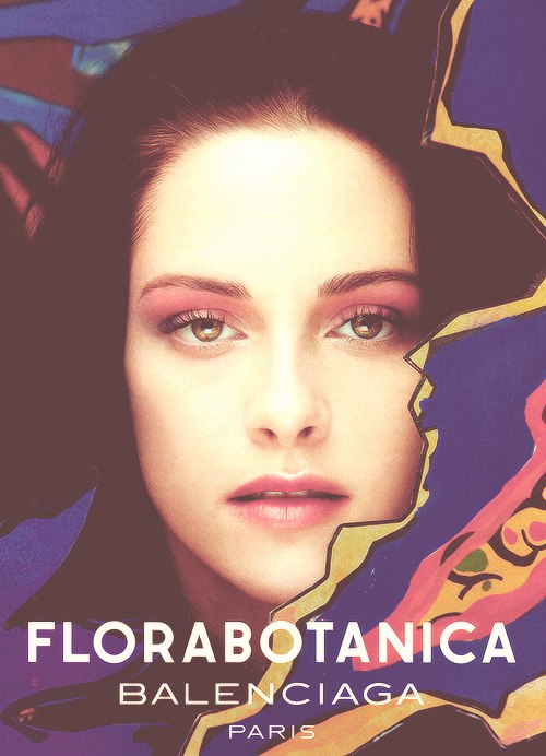 beleza, Kirsten Stewart, mulheres bonitas, campanha Balenciaga, Florabotanica, atriz de Crepúsculo, moda, perfumes