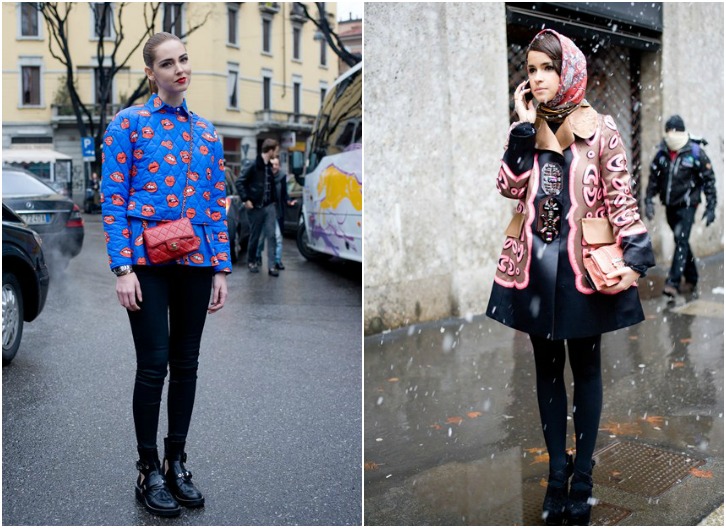 moda | inverno 2013 | streetstyle | looks de rua | Milão Fashion Week | MFW | estampas | tendências inverno 2013 | looks de inverno | inspirações para o inverno 2013-2014 | dicas de estilo para o inverno | o que usar no inverno | principais apostas do inv