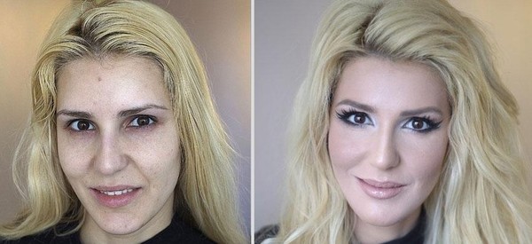 blog de moda | beleza | entretenimento | fotos | antes e depois | maquiagem | make up | Vadim Andreev | obras de Vadim Andreev | mulheres sem maquiagem | poder da maquiagem