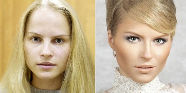 blog de moda | beleza | entretenimento | fotos | antes e depois | maquiagem | make up | Vadim Andreev | obras de Vadim Andreev | mulheres sem maquiagem | poder da maquiagem