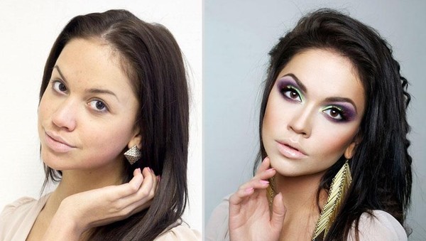 blog de moda | beleza | entretenimento | fotos | antes e depois | maquiagem | make up | Vadim Andreev | obras de Vadim Andreev | mulheres sem maquiagem | poder da maquiagem
