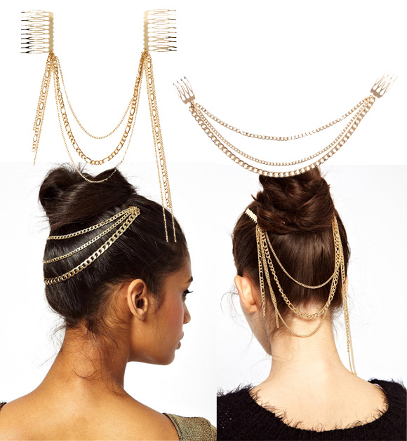 blog de moda | beleza | sobre beleza | beauté | cabelos | beleza cabelo | penteados com coque | coque alto | hair chains | corrente para usar com coque | tendencia beleza 2014 | moda 2013 | moda 2014