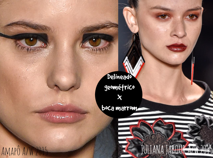 beleza | maquiagem | make up | semanas de moda | apostas de beleza para inverno 2015 | maquiagem de inverno | SPFW inverno 2015 | maquiagens do SPFW
