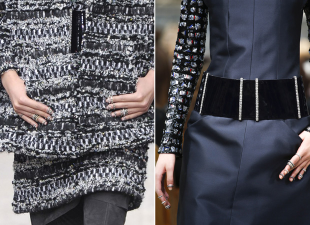 blog de moda | Moda | roupas | sobre moda | vestido | roupa da moda | vestidos de festa | vestido para festa | roupas da moda | alta costura | Chanel | Chanel haute couture 2013 | acessórios Chanel 2013 | anéis de unha | anéis de unha Chanel