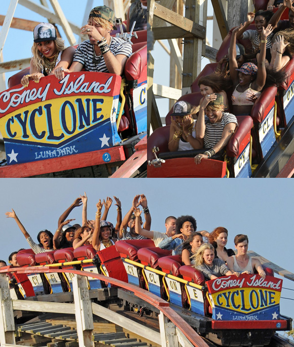 blog de moda | entretenimento | música | clipes | nova música | Beyoncé | nova música Beyoncé | Beyoncé em Parque de Diversões | Beyoncé at Coney Island