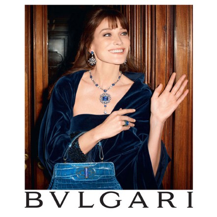 blog de moda | sobre moda | compras | moda | jóias | acessórios | moda 2013 | campanhas de moda | Bulgari | marcas internacionais | Carla Bruni para Bulgari