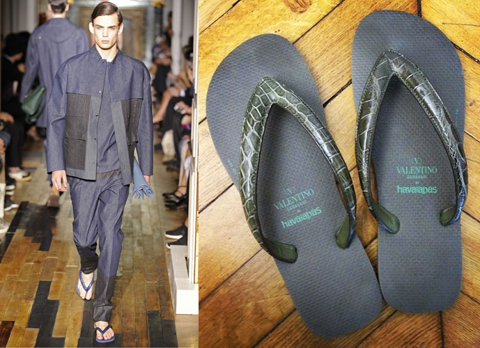 blog de moda | moda | Moda | moda masculina | moda para homens | marcas masculinas | Valentino | Havaianas | Valentino em parceria com Havaianas | chinelo Havaianas masculino ganha assinatura da marca Valentino