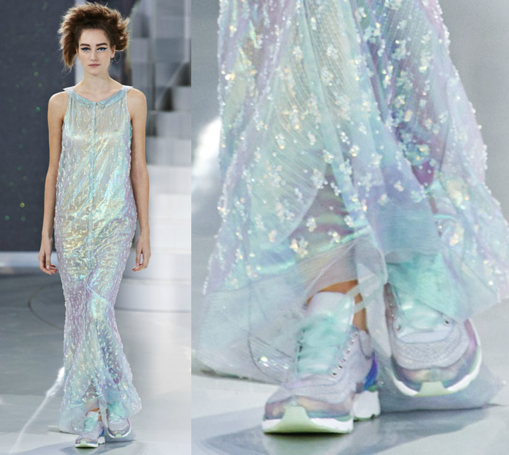 blog de moda | moda | sobre moda | alta costura | Chanel Haute Couture summer 2014 | Chanel Alta Costura verão 2014 | moda verão 2014 | tendências verão 2014 | sneakers | sneaker Chanel | tênis Chanel