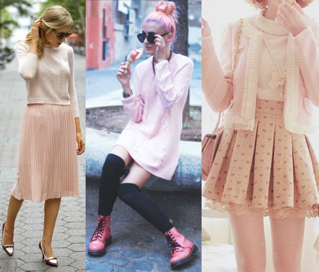 moda | moda 2015 | inverno 2015 | cores pastel | cor clara | looks com cores claras | blusa | blusas de frio | vestidos