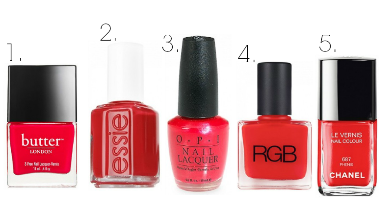 beleza | esmaltes | unhas | esmaltes verão | esmaltes de verão | esmaltes verão 2015 | esmaltes vermelhos | tons de vermelho para esmalte | marcas de esmalte