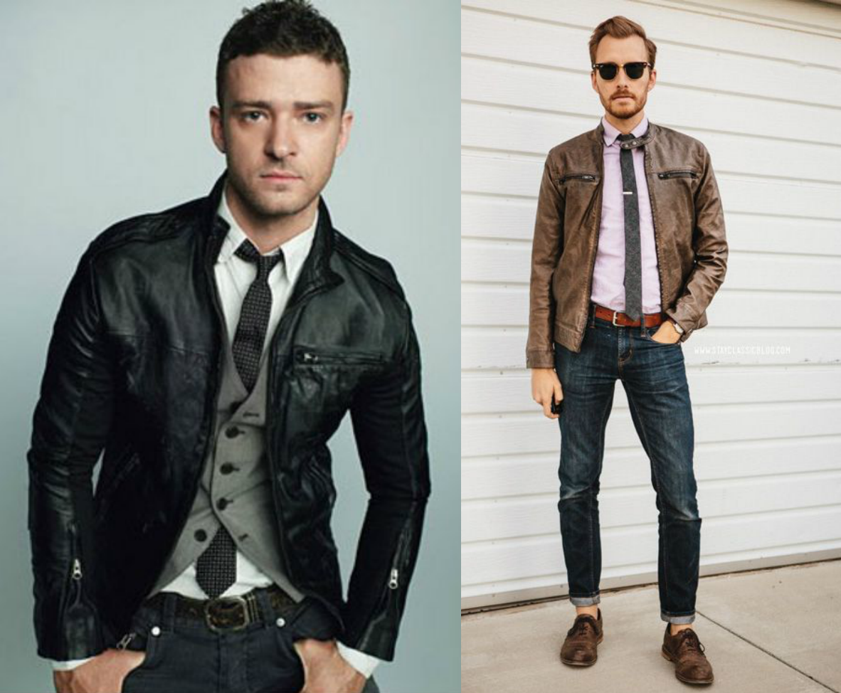 moda | moda masculina | moda masculina 2015 | jaquetas masculinas | jaqueta de couro com gravata | jaqueta de couro | jaqueta perfecto masculina