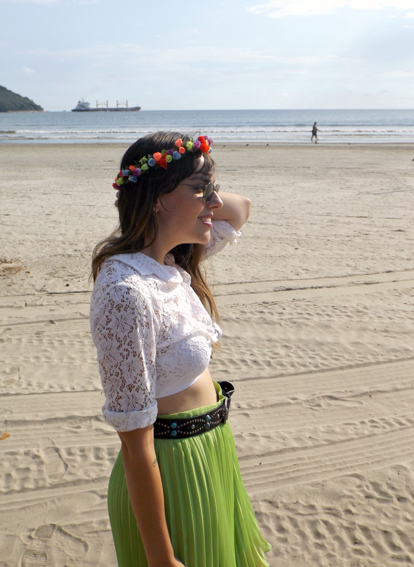 moda | look do dia | look para o dia | tiara de flores | coroa de flores | look com coroa de flores | look com tiara de flores | como usar coroa de flores