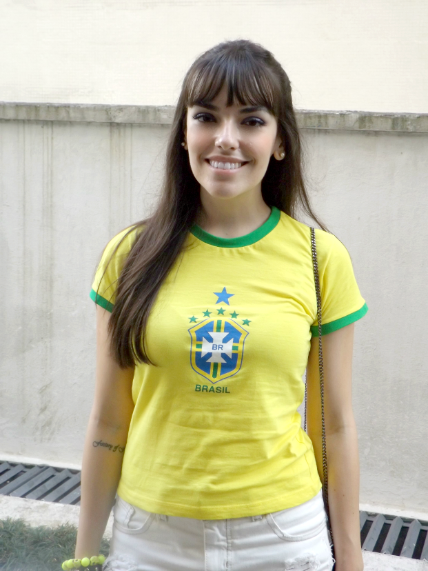 moda | look do dia | look para o dia | look sporty | look para a Copa | look para torcer pelo Brasil | look verde e amarelo | o que usar em dia de jogo do Brasil