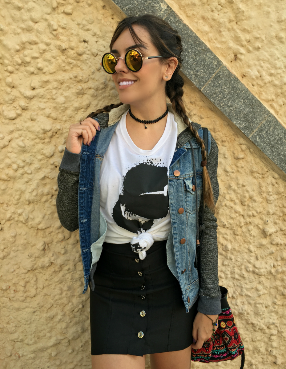 moda | moda 2016 | mini saia | saia | saia de botões | saia cintura alta | saia de saia | saia jeans | saia preta | suede skirt