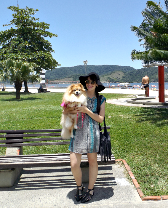 moda | look do dia | look para o dia | look com chapéu floppy | verão 2015 | como usar vestido com chapéu | sapato flat | vestido Forever 21 | vestido étnico | estampa étnica