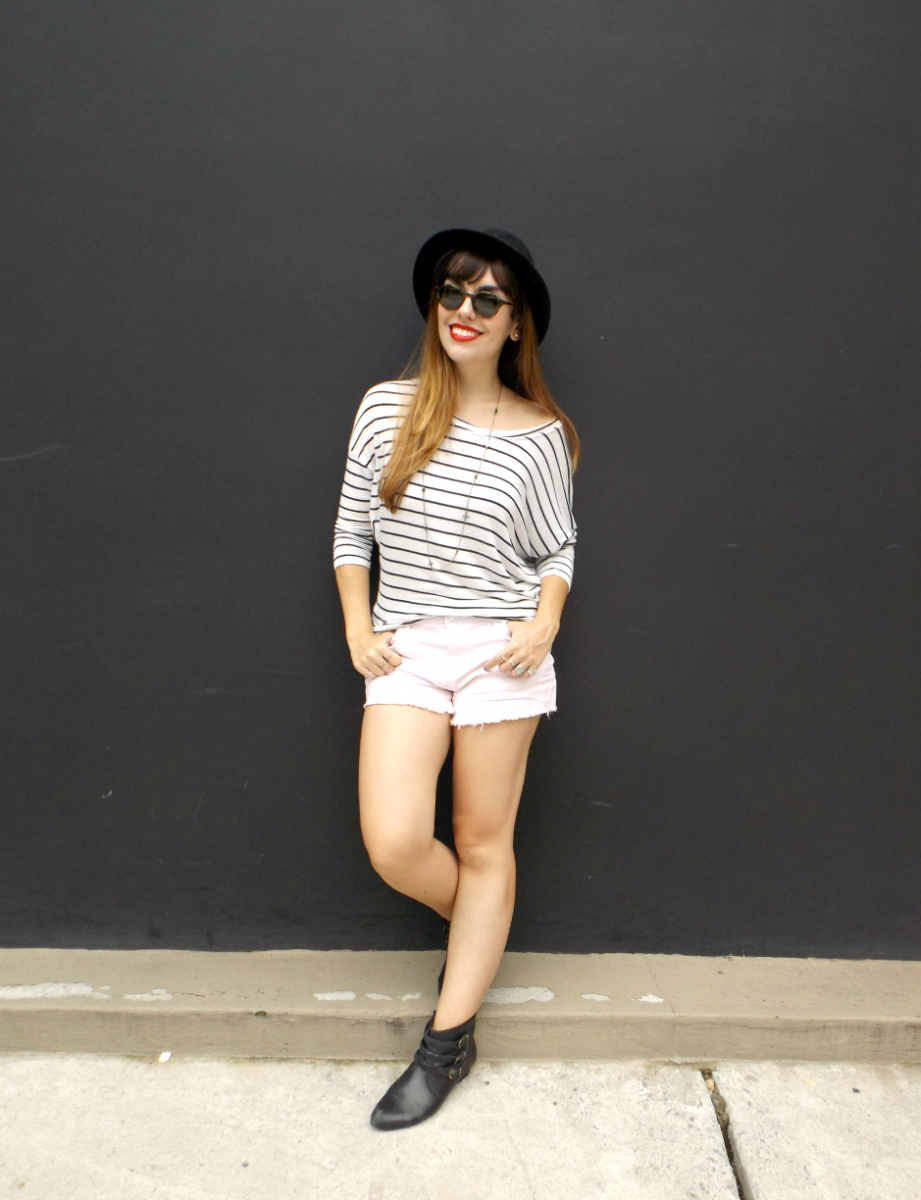 moda | look do dia | look para hoje | look de bota | look de chapéu | listras | navy | look do dia básico | look dia a dia