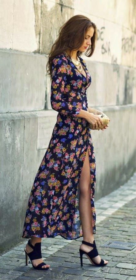 moda | dicas de moda | Consultoria de moda | 6 looks com estampa floral | estampa floral | floral verão 2015 | tendências verão 2015 | moda verão 2015 | flora com fundo escuro | looks com estampa floral