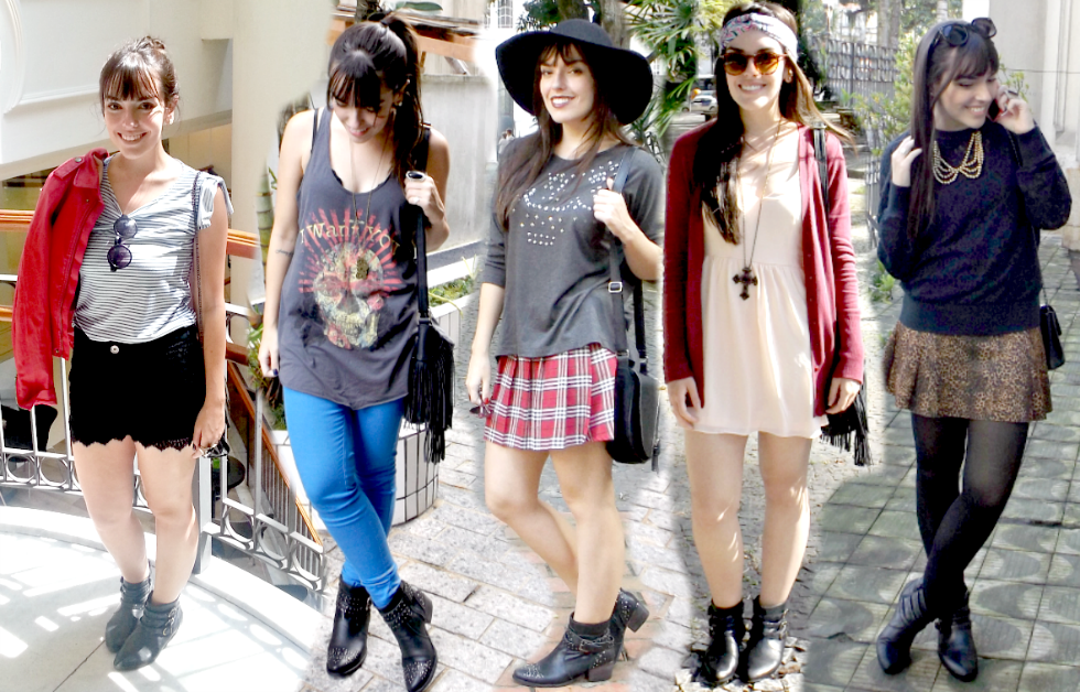 moda | look do dia | look para o dia | looks para o dia | 2 botas, 11 looks diferentes | como usar o mesmo sapato em looks diferentes | reaproveitando sapato repetido | como repetir roupa | como repetir sapato