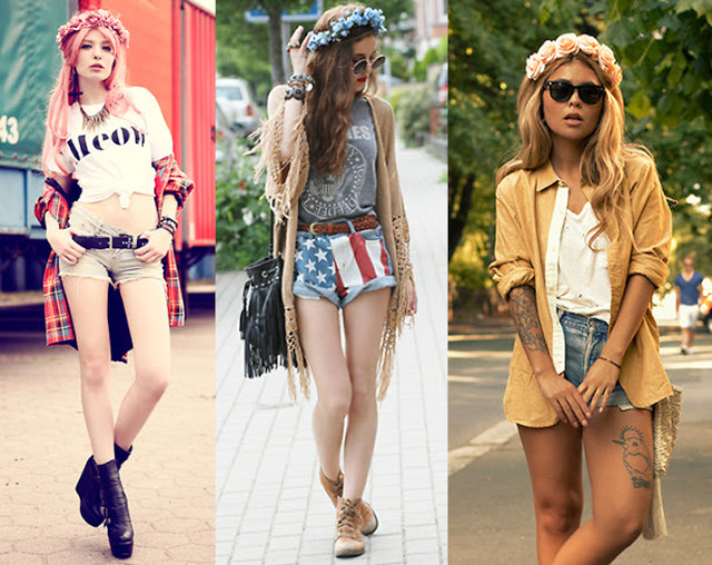 moda | verão 2015 | acessórios | acessórios de verão | coroa de flores | flowers crown | anos 70 | hippie | acessórios hippies | looks inspiradores