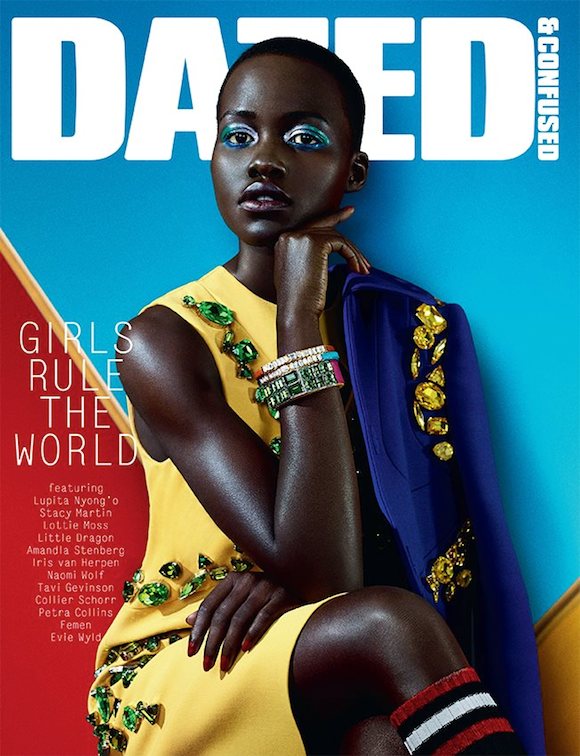 blog de moda | moda | revistas de moda | famosas | capas de revistas | Dazed & Confused | Lupita Nyongo | negras | moda para negras | moda 2014
