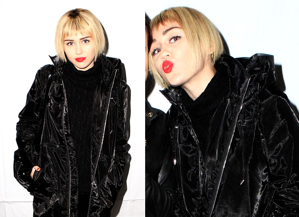 blog de moda | beleza | cabelos | sobre beleza | cabelo das famosas | Miley Cyrus | Miley Cyrus novo visual | cortes de cabelo | corte bob | cabelos curtos | cabelo chanel