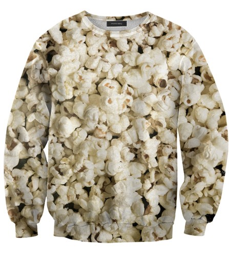 moda | inverno 2013 | novas coleções inverno 2013 | moletons | estampas inusitadas | roupas diferentes | moda estranha | estampas de alimentos | Designer cria moletons com estampa de alimentos