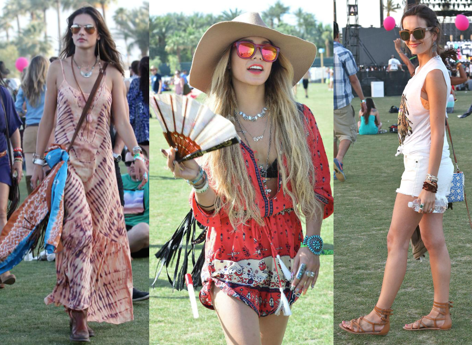 moda | moda 2014 | moda e famosas | look das famosas | Coachella 2014 | looks do Coachella 2014 | famosas no Coachella 2014 | Coachella Festival | os looks das famosas | boho chic | folk | | estampas | botas | chapéu floppy
