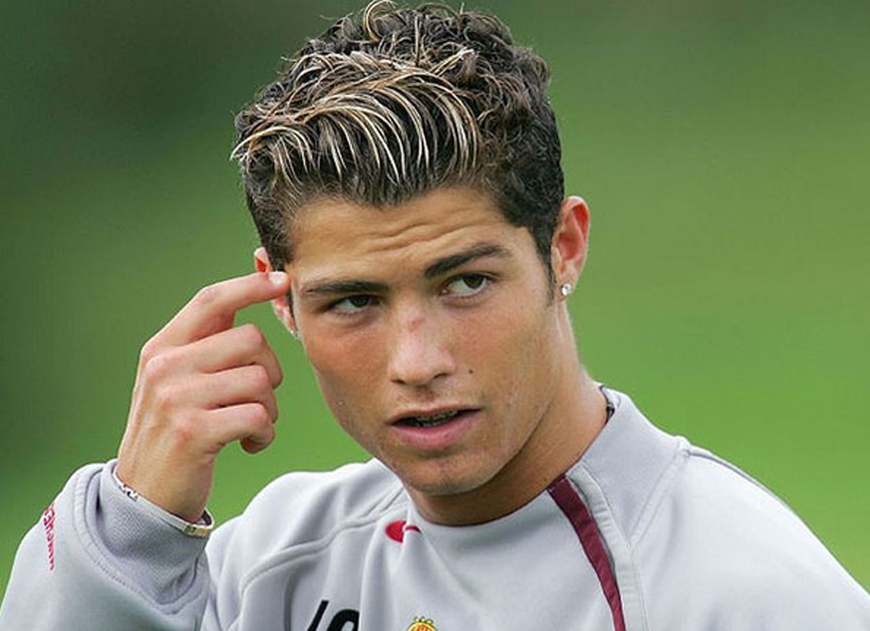 beleza | beleza para homens | metrossexualismo | penteados masculinos | Cristiano Ronaldo | os 8 piores penteados usados por Cristiano Ronaldo