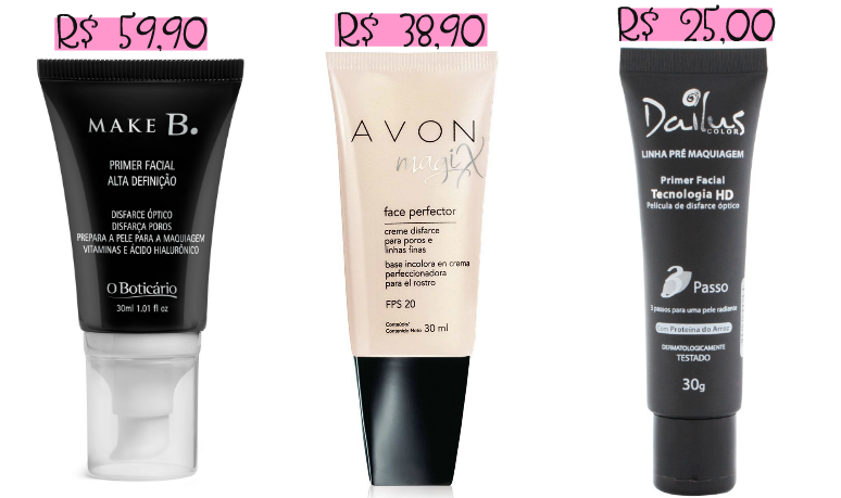 blog de moda | beleza | sobre beleza | produtos de beleza | make up | maquiagem | primers | primers bons e baratos | dica de primer bom e barato | primer Vult | primer Avon | primer Koloss | primer Dailus | primer Make B