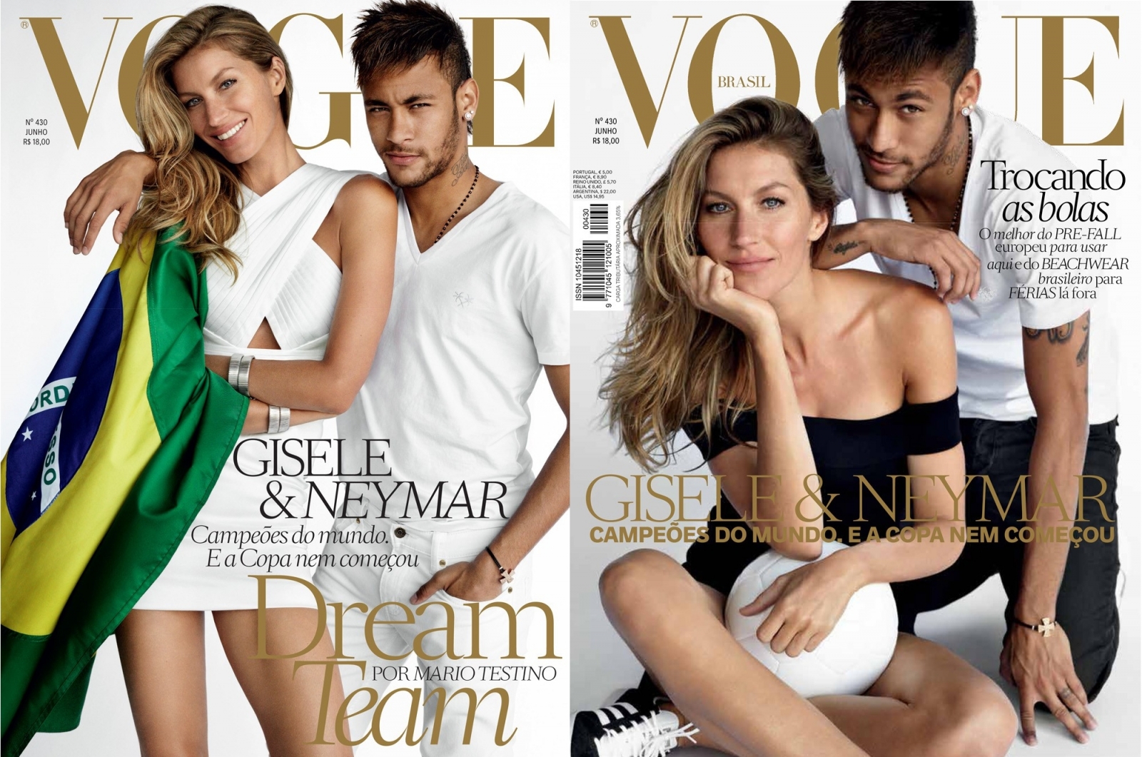 moda | revistas de moda | revistas | capas de revistas | Vogue Brasil | Elle Brasil | Harpers Bazaar | copa do mundo | Copa do Mundo capas de revistas | Gisele Bündchen e Neymar | capa Vogue com Gisele e Neymar