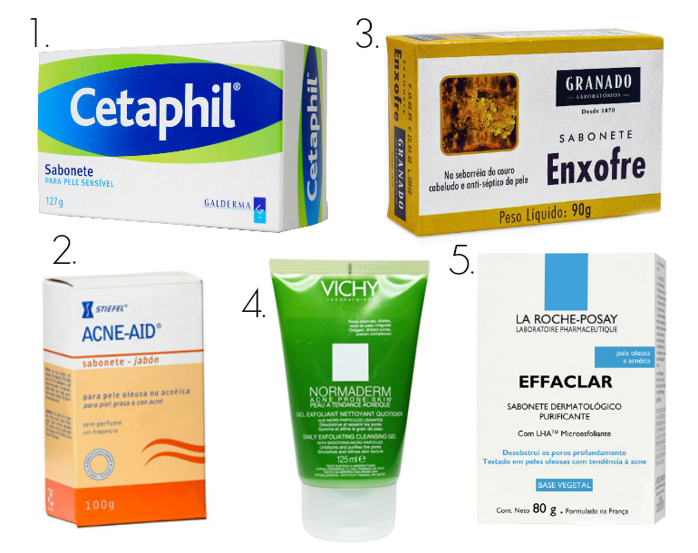 beleza | cosméticos | produtos de beleza | dicas de beleza | pele do rosto oleosa | sabonete para pele oleosa | 5 sabonetes para a pele do rosto | sabonetes para a pele do rosto oleosa