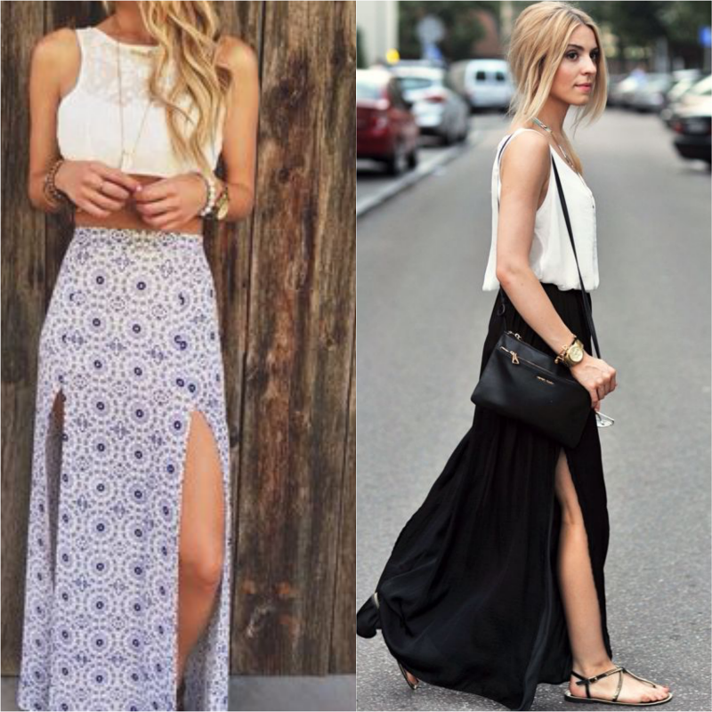 moda | moda 2016 | verão 2016 | moda verão 2016 | saia com fenda | saia longa | dicas de looks para verão 2016