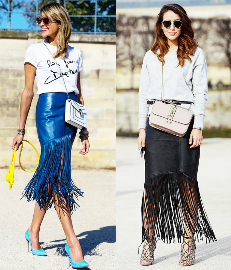 moda | moda 2015 | inverno 2015 | saia de franja | saias de franja | saia com franja | saia franja | tendência inverno 2015