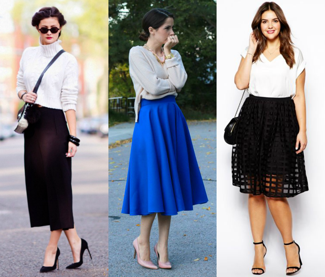 moda | consultoria de moda | dicas de moda | moda 2015 | moda inverno 2015 | saia midi | como usar saia midi | como disfarçar quadril largo | como disfarçar quadris