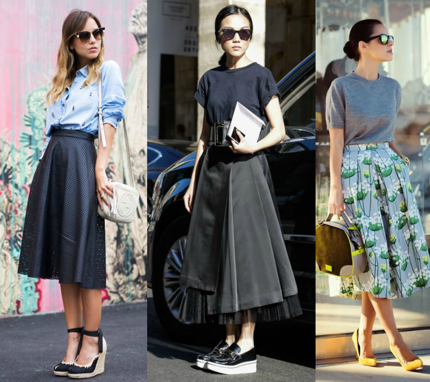 moda | moda 2016 | moda feminina | saia | roupas | saia midi | dicas de moda | tendências moda 2016
