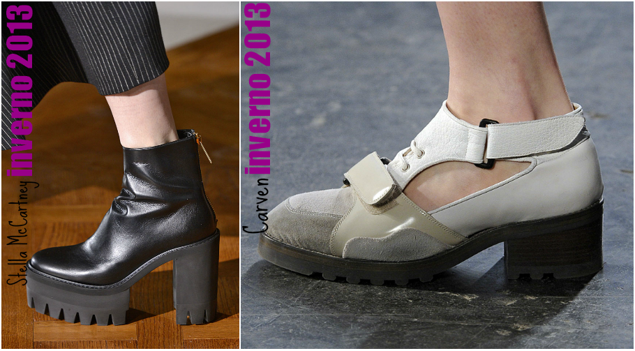 blog de moda | moda | sobre moda | sapatos | moda 2013 | moda 2014 | inverno 2013 | sapatos de inverno | sola tratorada | sapato com sola tratorada | salto | dica de sapato com salto