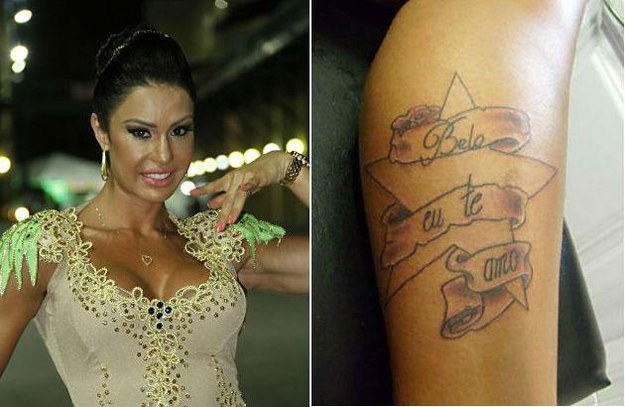 entretenimento | famosos | tatuagem | tatuagem de famosos | famosos e suas tattoos | tatuagens bizarras | tatuagens de gosto duvidoso