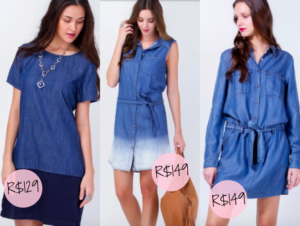 moda | verão 2016 | verão 2016 | tendências verão 2016 | vestido jeans | looks com vestido jeans | como usar o vestido jeans