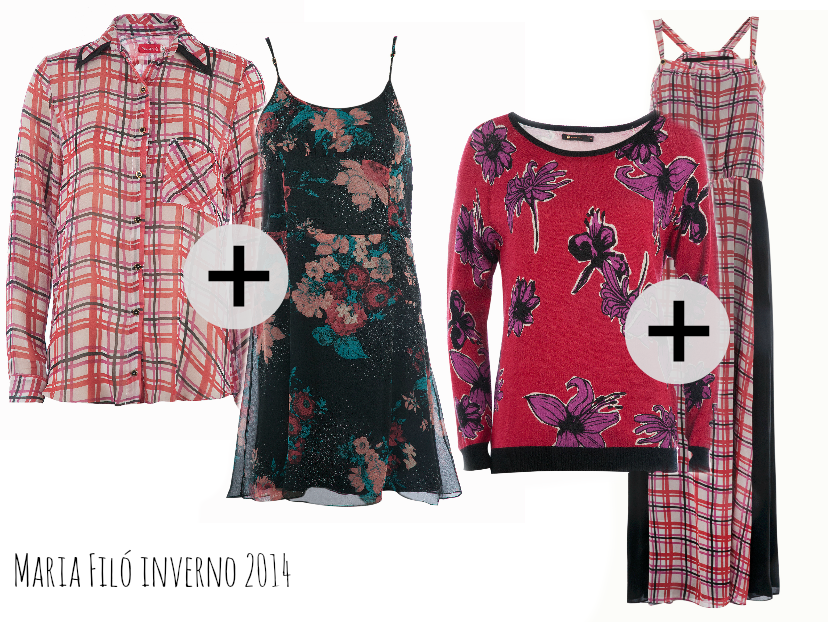moda | como usar | xadrez com floral | tendência inverno 2014 | moda 2014 | mix de estampas | dicas de moda | consultoria de moda por Marceli Paulino | dicas de styling por Marceli Paulino | como usar xadrez com floral