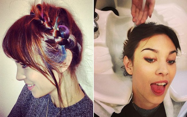 Alexa Chung é porta voz de novos giz de cera para cabelos
