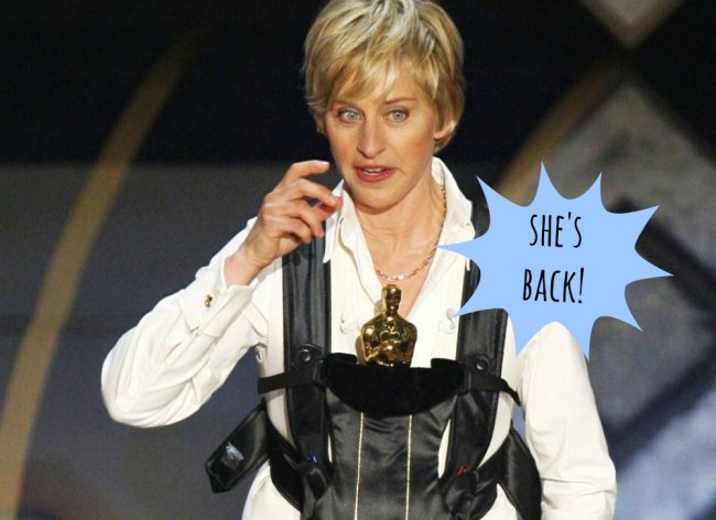 Ellen DeGeneres volta a ser apresentadora do Oscar em 2014